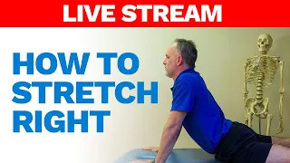 How to stretch right.  Understand the correct way to stretch to  improve flexibility