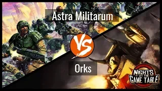 Kingslayer: Stormtrooper Astra Militarum Vs. Gorkanaut Orks Warhammer 40K Battle Report