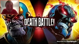 Epic Reaction To DEATH BATTLE - Thanos VS Darkseid