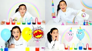 3 EXPERIMENTOS INCRÍVEIS COM CORES ★ Atividades Fáceis de Fazer em Casa - Aprenda Brincando com Lelê