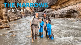 Hiking THE NARROWS in the SPRING with our KIDS! | Zion National Park