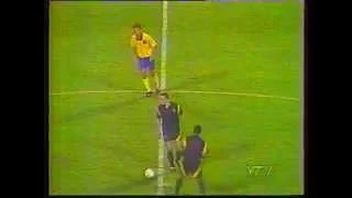 Україна - Литва 1994 (0-2) огляд, УТ-1 коментує С.Савелій