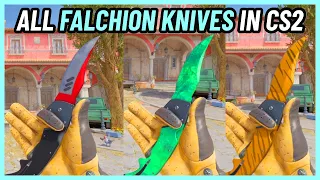 ★ FALCHION KNIFE All Skins | CS2 In-Game [4K]