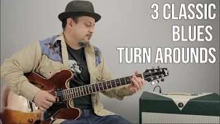 3 Blues Turnarounds For Guitar - Blues Guitar Lessons