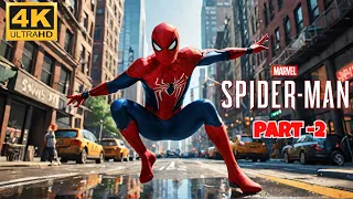 SPIDER-MAN REMASTERED Full Game Walkthrough (RTX4060 4K UHD) PART-2 #shorts