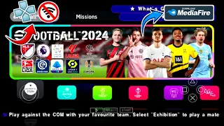 EFOOTBALL PES 2024 PPSSPP DOWNLOAD MEDIAFIRE