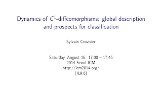 ICM2014 VideoSeries IL9.6: Sylvain Crovisier on Aug16Sat