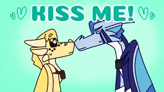 Kiss me! | animation meme | Qibli and Winter