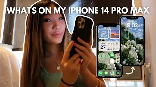 WHATS ON MY IPHONE 14 PRO MAX 2O23 | productivity, time management, planning