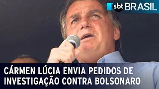 Cármen Lúcia envia para Justiça pedidos de investigação contra Bolsonaro | SBT Brasil (10/02/23)