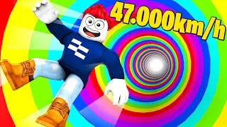 Ich SPRINGE in einen REGENBOGEN TUNNEL - Roblox