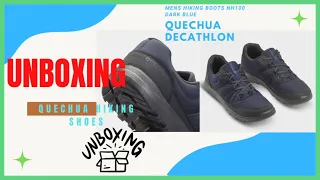 Unboxing | Decathlon | QUECHUA | Men’s Hiking Boots NH100 Dark Blue  |