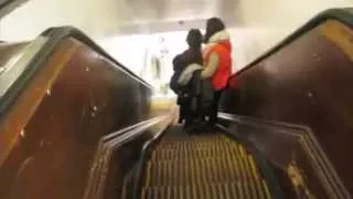 Ride the Classic Wooden Escalators of Macy's