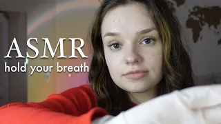 ASMR mouth covering with gloves | sshhh, be quiet and relax