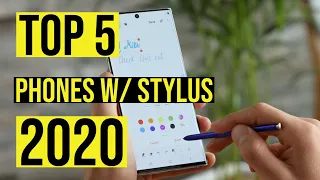 Best Phones with Stylus in 2020, TOP 5 Smartphones of Best Ranking