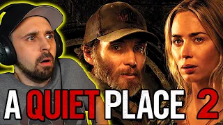 EDGE OF MY SEAT! A Quiet Place 2 Reaction - First Time Watching!