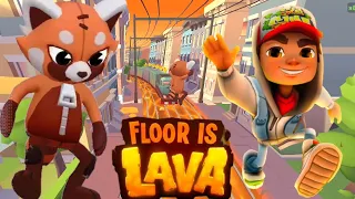 SUBWAY SURFERS 2024 FLOOR IS LAVA! COMPLETE STAGE 5 : RED PANDA