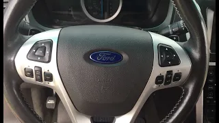 Replacing 2013 Ford Explorer Steering Wheel Controls