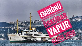 Istanbul Eminönü Üsküdar Vapur Gezimiz 2020