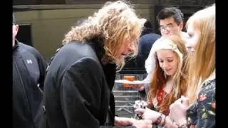 Robert Plant meeting fans in Seattle 2011