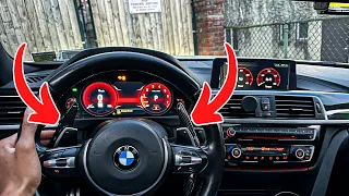 HOW TO USE PADDLE SHIFTERS IN BMW 440i