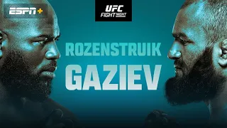 Разбор UFC FIGHT NIGHT;Газиев vs Розенстрайк