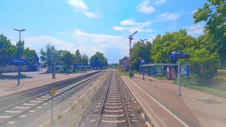 Führerstandsmitfahrt von Braunschweig Hbf nach Goslar [Germany] Train cab ride