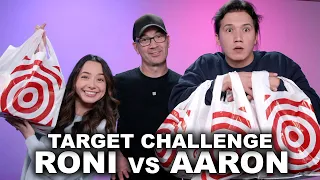 Who Knows Me Best! Roni vs Aaron Target Challenge!!!