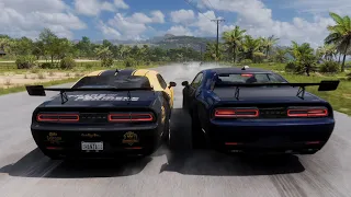 Forza Horizon 5 - Dodge Challenger SRT Demon 2018 - Goliath Race Gameplay[XSX 4K60FPS]