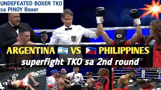 Fight undefeated Argentina boxer GAUCO bagsak kay Miel Fajardo ng Pilipinas