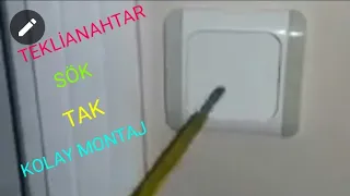 Tekli Anahtar  Nasıl Bağlanır Lamba💡 Anahtarı