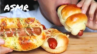 ASMR Eating Sounds | Hong Kong Style Sausage Buns (Soft Chewy Eating Sound) | MAR ASMR