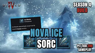 FREEZE THE WHOLE SCREEN - Nova Ice Sorc! Season 4 Diablo 4