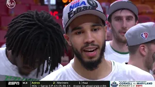 JAYSON TATUM WINS MVP! FULL CEREMONEY! EAST FINALS GAME 7!