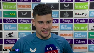 Bruno Guimaraes interview Newcastle 2 Leicester 1