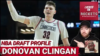 Donovan Clingan Houston Rockets 2024 NBA Draft Prospect Profile: Strengths, Weaknesses, Fit & More
