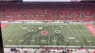the Ohio State marching band is kicking Michigan while they're down