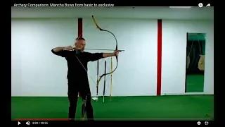 Archery Comparison: Manchu Bows from basic to exclusive