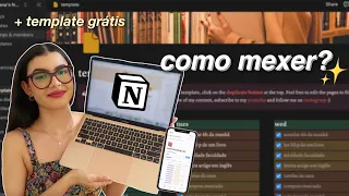 como mexer no NOTION? | do ZERO ⭐️ (+ template para organização & produtividade)