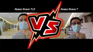 AKASO Brave 7LE vs Brave 7 - Jun 2022 revised version