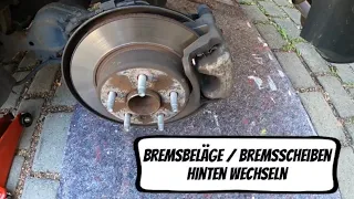 Vauxhall/Opel Astra K - Rear brake discs and pads change