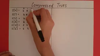 Compressed Tries