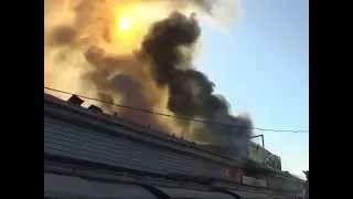 Рятувальники ліквідували пожежу на "Центральному ринку"