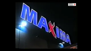 Maximos atidarymo šventė Mažeikiuose. Veiksmas vyksta apie 2002m.