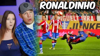 Messi Fan Reacts to Ronaldinho Goals That SHOCKED The World