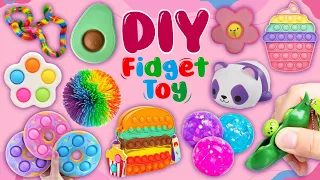 15 DIY Fantastic Fidget Toy Ideas - Handmade Stress Toys - Viral TikTok Fidget Videos - POP IT!