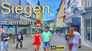 Siegen Germany/walking tour in Siegen NRW 4k 60fps