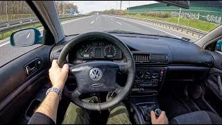 1999 Volkswagen Passat B5 [1.9 TDI 115HP] |0-100| POV Test Drive #1212 Joe Black