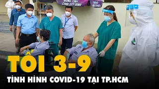 Cập nhật COVID-19 ngày 3-9: TP.HCM thêm 8.499 ca mới, 18 bệnh nhân lớn tuổi nhiều bệnh nền xuất viện