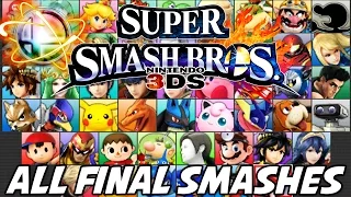 Super Smash Bros 4 [Wii U/3DS] - ALL FINAL SMASHES [51 TOTAL]